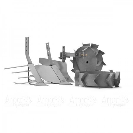 Окучник с металлическими колесами и сцепкой Profi для культиваторов Caiman  в Москве