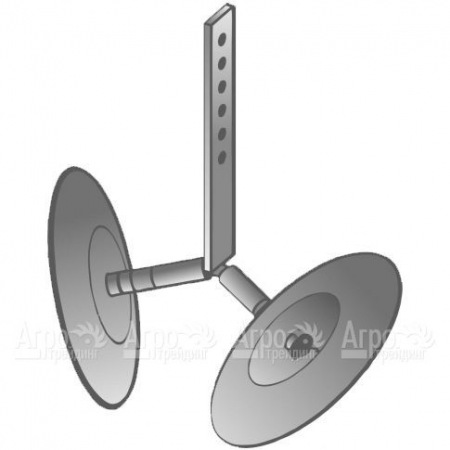 Окучник дисковый без сцепки для культиваторов Целина 500, 404, 406 в Москве