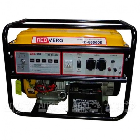 Бензогенератор RedVerg RD-G6500E 6 кВт в Москве