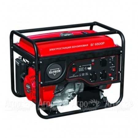 Бензогенератор Elitech БГ 6500Р 5 кВт в Москве