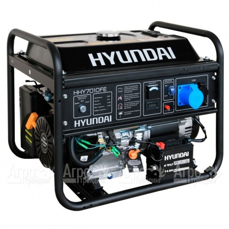 Бензогенератор Hyundai HHY 7010FE 5 кВт в Москве