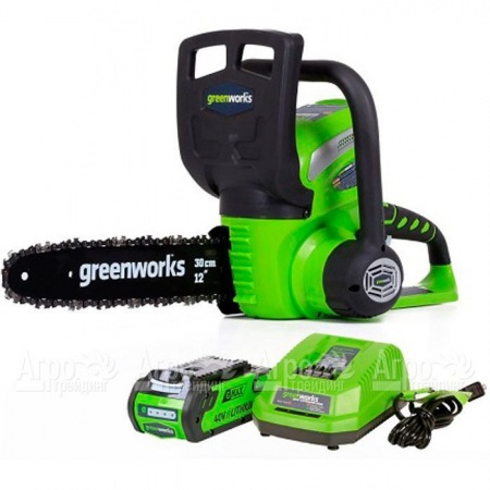 Аккумуляторная пила GreenWorks G40CS30II-12" 4 Ач  в Москве