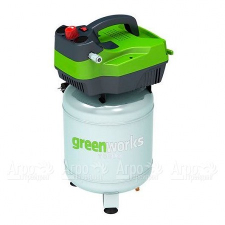 Компрессор электрический безмасляный GreenWorks GAC24V в Москве