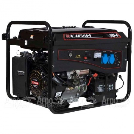 Бензогенератор Lifan 5 GF-4 5 кВт  в Москве