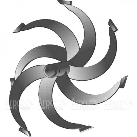 Фрезы ТИП.2.7-ми зубые для мотоблоков Целина  в Москве