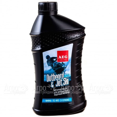 Масло AEG Outboard&amp;JetSki 2Т Oil NMMA TC-W3 1 л для 2-х тактных двигателей  в Москве