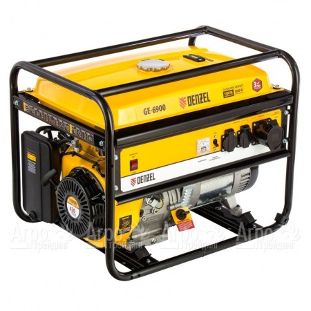 Бензогенератор Denzel GE-6900 5 кВт в Москве