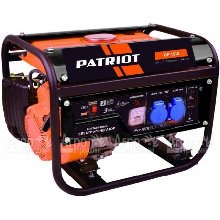 Бензогенератор Patriot GP 1510 1 кВт  в Москве