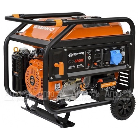 Бензогенератор Daewoo GDA 6800E 5 кВт  в Москве
