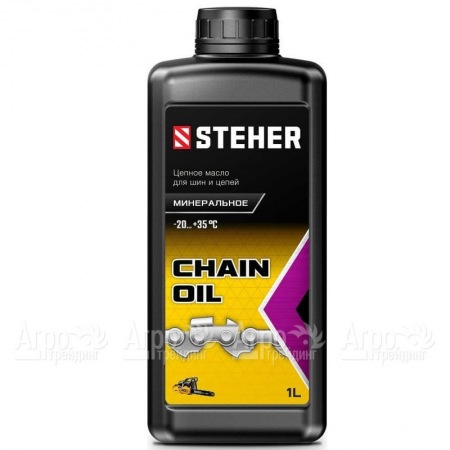 Масло цепное минеральное Steher 1 л для бензо и электропил в Москве