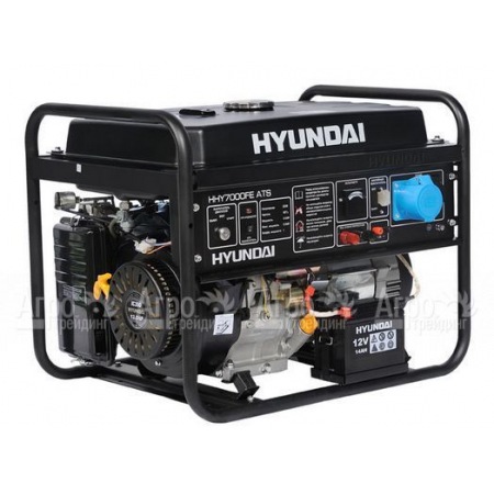 Бензогенератор Hyundai HHY 7000FE ATS 5 кВт  в Москве