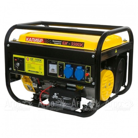 Бензогенератор Калибр БЭГ-3500ЭС 3 кВт в Москве
