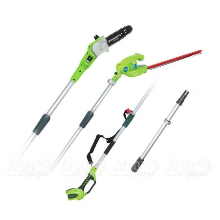 Аккумуляторный кусторез GreenWorks 2 в 1, 40V (без батареи и зарядного устройства) в Москве