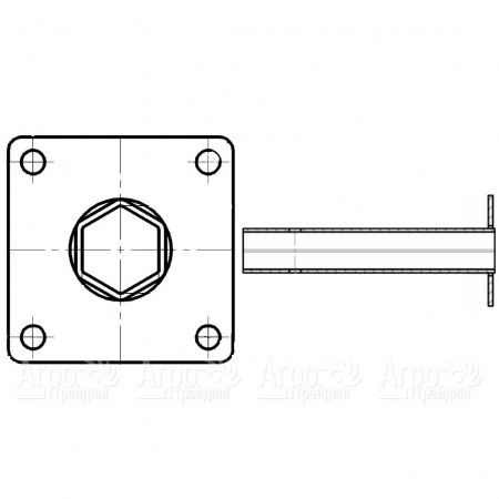Ступица колеса 010621 для мотоблоков Целина  в Москве