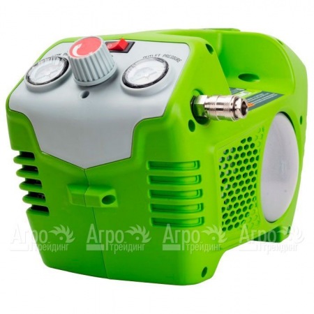 Компрессор воздушный безмасляный GreenWorks G40AC (без аккумулятора и зарядного устройства) в Москве