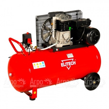 Компрессор поршневой масляный Elitech КР 100/AB515/3Т  в Москве