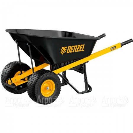 Тачка строительная усиленная Denzel 140 л, 250 кг в Москве