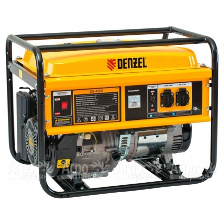 Бензогенератор Denzel GE 4500 4 кВт в Москве