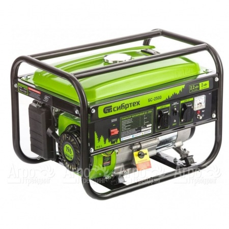Бензогенератор Сибртех БС-2500 2 кВт в Москве
