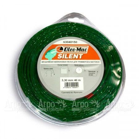 Леска 3.3 мм 46 м silent для триммеров Oleo-Mac  в Москве