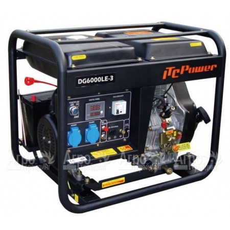 Дизельный генератор ITC Power DG6000LEK-3+ (дистанционный запуск+разъем для АВР) в Москве