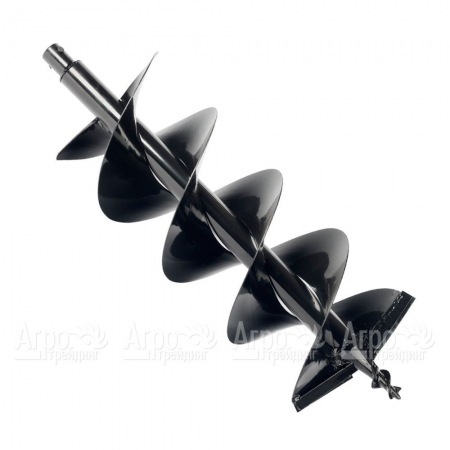 Шнек двухзаходный Patriot D 252 для грунта, длина 800 мм  в Москве