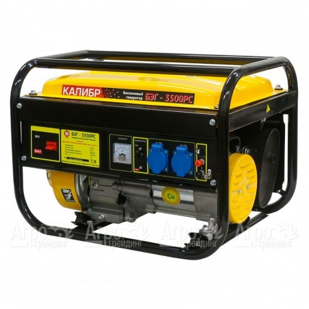 Бензогенератор Калибр БЭГ-3500РС 3 кВт в Москве
