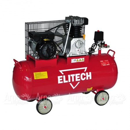 Компрессор ременной масляный Elitech КПР 100/450/2.2 в Москве
