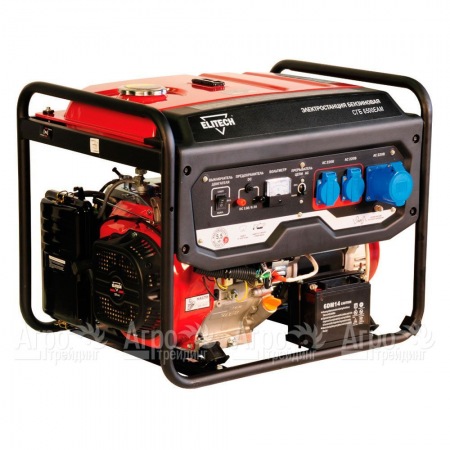 Бензогенератор Elitech СГБ 6500ЕАМ 5 кВт  в Москве