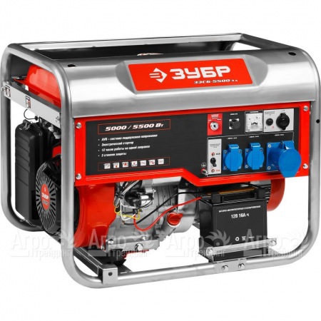 Бензогенератор Зубр ЗЭСБ-5500-ЭА 5.5 кВт с автозапуском  в Москве