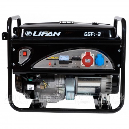 Бензогенератор Lifan 6 GF2-3 6 кВт  в Москве
