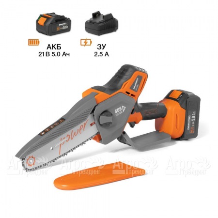 Аккумуляторная пила Daewoo DACS 821Li SET 8&quot;  в Москве