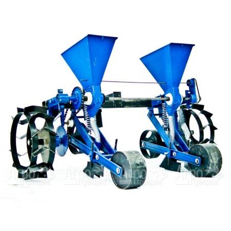 Сеялка овощная двухрядная точного высева СТВ-2 для многофункциональных минитракторов Garden Scout (Скаут) T-12, T-15, T-24  в Москве