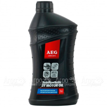 Масло AEG Semi Synthetic 2T Motor Oil API TC 1 л для 2-х тактных двигателей в Москве