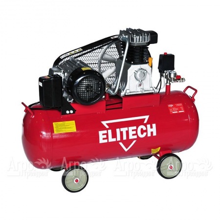 Компрессор ременной масляный Elitech КПР 100/550/3.0  в Москве