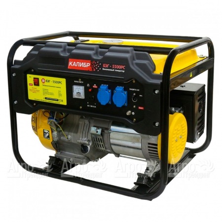 Бензогенератор Калибр БЭГ-5500РС 5 кВт в Москве
