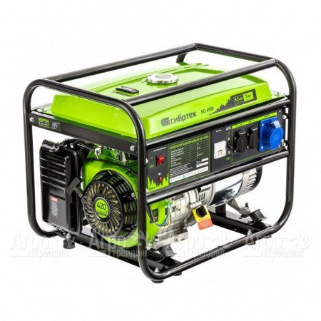 Бензогенератор Сибртех БС-6500 5 кВт в Москве