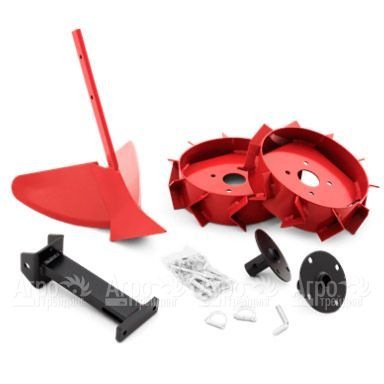 Плуг-окучник с металлическими колесами для культиваторов Husqvarna  в Москве