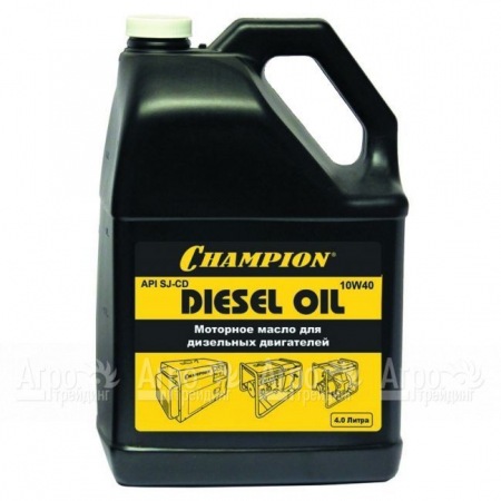 Масло дизельное Champion 10W-40 4 л для 4-х тактных двигателей  в Москве