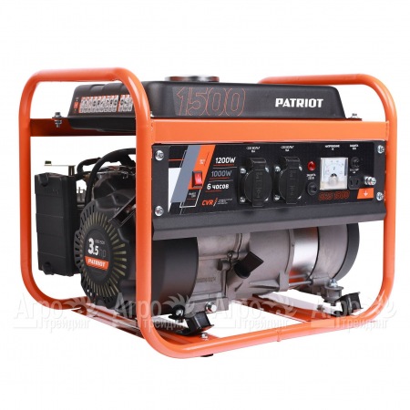 Бензогенератор Patriot GRS 1500 1 кВт в Москве