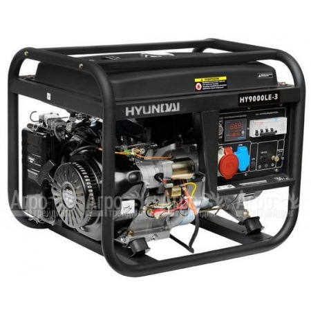 Бензогенератор Hyundai HY 9000LE-3 6 кВт  в Москве