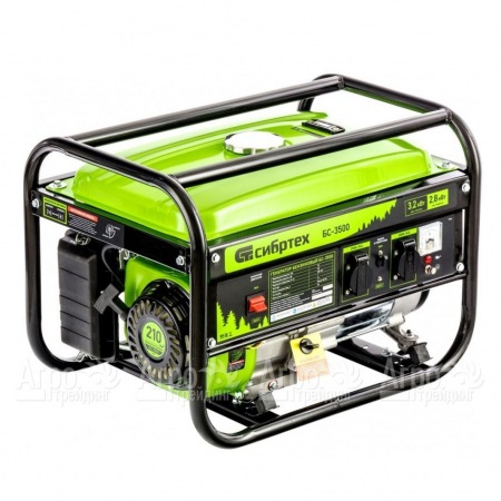 Бензогенератор Сибртех БС-3500 2.8 кВт в Москве