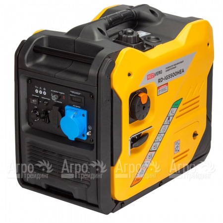 Бензогенератор инверторный RedVerg RD-IG5500HEA 5 кВт в Москве