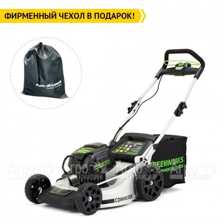Газонокосилка аккумуляторная GreenWorks GC82LM51SP2K2  в Москве