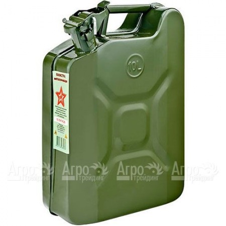 Канистра Звезда 10 л с фиксатором (металл 0.6 мм) в Москве