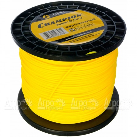 Корд триммерный Champion Round 2.4 мм х245 м (круглый) + нож  в Москве