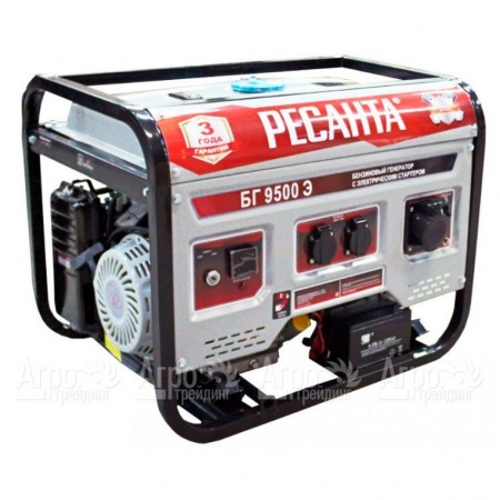 Бензогенератор Ресанта БГ 9500 Э 7.5 кВт в Москве
