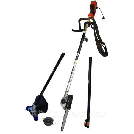 Электрокоса + высоторез Ikra Mogatec EAS 1035C + цепная пила 20 см в Москве