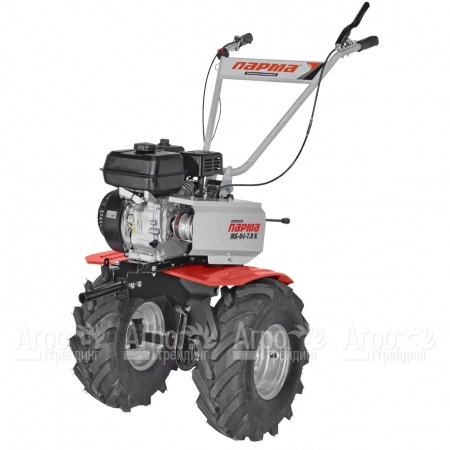 Мотоблок Парма МБ-04-7.0К, колеса экстрим (фрезы в комплекте)  в Москве