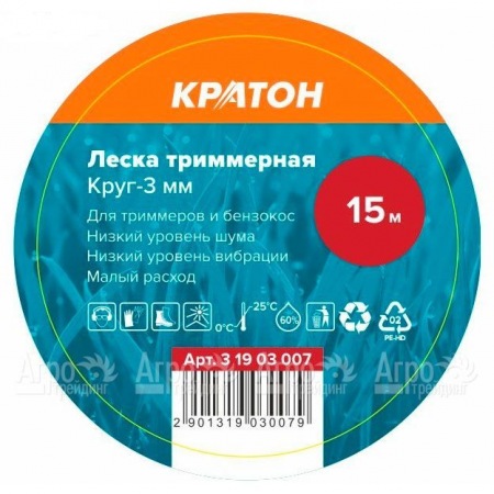 Леска триммерная Кратон Круг-3 мм в Москве